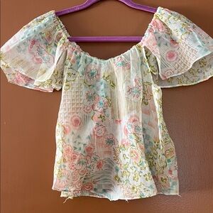 Vintage Floral nightgown top